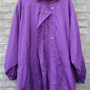 PLUS SIZE 4X Purple Lined Light Jacket